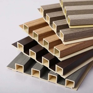 Nhà máy nóng bán rãnh tấm Tường Chất lượng cao không thấm nước và chống cháy WPC Panel Tường Nội Thất WPC Panel tường - Product Image 2