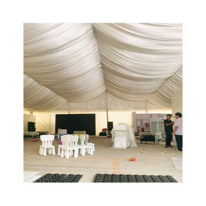 Heavy Duty 60x80ft Parois Latérales 32x16m 300 500 Personnes PVC Grande <span class=keywords><strong>Location</strong></span> Banquet Blanc Chapiteau Auvent Tente De Fête De Mariage - Product Image 4