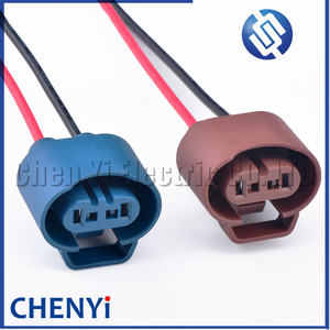 2ピンオートコネクタフォグライトランプヘッドライトハイロービームランププラグワイヤーハーネス9005HB3 9012 9006HB4 GM用 - Product Image 3