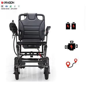 重量16kg 折りたたみ式 軽量アルミ合金製 電動車椅子 180Wデュアルモーター 航続距離12km 6AHリチウム電池搭載 障害者・高齢者向け - Product Image 3