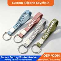 Porte-clés en silicone directement de l'usine OEM/ODM |   Porte-clés en silicone personnalisé en gros avec logo pour le marketing de marque |   Quantité minimale de commande faible