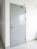 Porte coupe-feu en acier homologuée UL CE, résistance au feu 1-3 heures, évacuation en cas d'incendie, sécurité personnalisée, style commercial, métal, intérieur moderne, design chinois