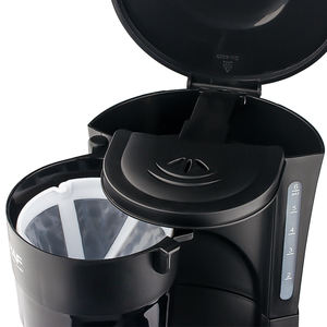 Vente chaude 600ML fonction de maintien au chaud électrique Americano noir cafetière Anti-goutte filtre réutilisable cafetière goutte à goutte - Product Image 6