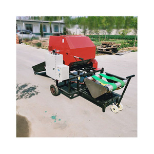 High Performance Straw Baler Fully Automatic <b>Green</b> Storage Straw Bundling and Film Wrapper Machine - Product Image 6