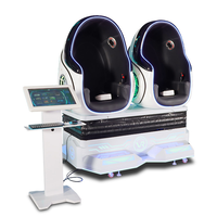 Machine de jeu d'arcade de tir VR 9D Baby Bear Amusement à 2 places, simulateur VR d'œuf, 150 jeux, garantie 1 an, support anglais