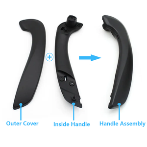 2PCS LHD RHD Kit de poignée de porte intérieure avant gauche droite pour Renault Megane 3 MK3 Fluence 2008-2016 809540001R - Product Image 4