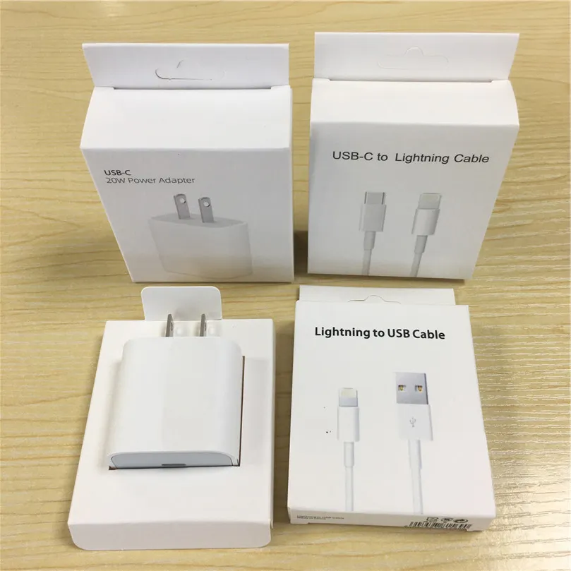 Us Plug Usb Type C 20w Pd Wall Charger Type-c 20w Usb-c Power Adapter Fast Charger For Apple Iphone 12