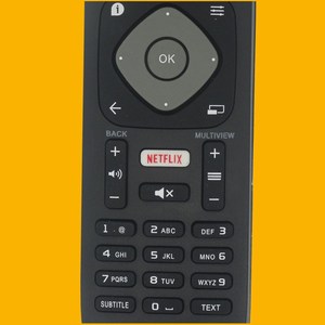 Télécommande Crystal Pearl Tianhong pour téléviseur Philips, version anglaise avec bouton Netflix, 20,5x5,3x2cm, code fixe - Product Image 3