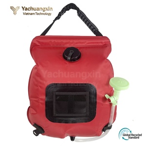 Portable Outdoor Shower Water <b>Bag</b> <b>20L</b> Oxford Cloth Rectangular Multifunctional With Spray Head For Camping Hiking - Product Image 2