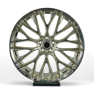 Jantes en alliage forgé 5x114.<span class=keywords><strong>3</strong></span> 17-23 pouces, design concave doré poli, jantes personnalisées pour voitures de tourisme - Product Image 2