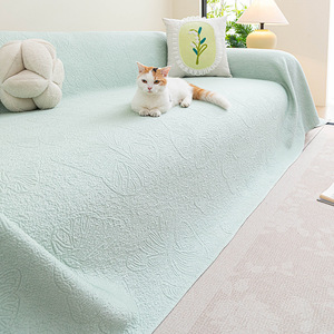 XZ Rain Butterfly <b>Sofa</b> <b>Cover</b> Minimalist One Piece Anti Cat Scratch 145-185CM <b>Sofa</b> Slipcover <b>For</b> General <b>Sofas</b> - Product Image 1
