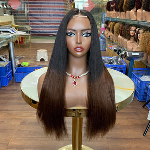 Perruque personnalisée Elite 22 pouces T1B4 SDD, lisse et droite, avec dentelle avancée 2x6 pour une ligne de cheveux naturelle - Product Image 2