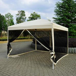 Gazebo de Jardín 3x3M con Mosquitera, Impermeable, Protección UV, Poliéster y Acero, Modelo DC-FG-018 - Product Image 6