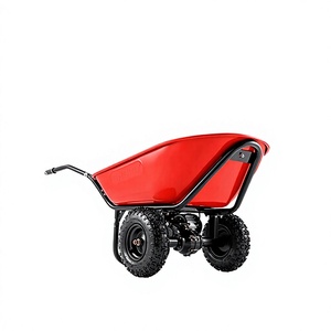 รถเข็นล้อเดินตามแบบ Heavy Duty รับน้ำหนักได้ 260 กก. แบบมือหมุน 2 ล้อ สำหรับทำสวน ขนย้ายในสวน ผลิตจากโลหะทนทาน รับประกัน 6 เดือน - Product Image 1