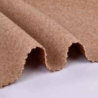 Tissu mélangé en polyester 100% cationique de haute qualité, tricoté, 310 g/m², pour costume