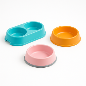 Bol d'alimentation pour animaux de compagnie en plastique imperméable à usage quotidien, vente en gros, export direct d'usine - Product Image 1