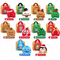 Jouets en peluche de Noël en forme de raviolis, Squishies en peluche de raviolis, Raviolis en peluche dans un panier, Jouets en peluche de raviolis pour enfants