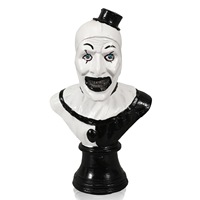 Halloween Art Sculpture Résine Joker Figurines Broken Soul Clown Statue Horreur Scène Showpiece Halloween Home Decor Nouveauté Cadeaux