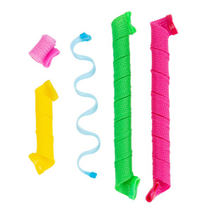 Kit de boucleurs pour grandes boucles sans chaleur, outil de coiffage en plastique pour franges, boucleur à effet vague d'eau, bande de coiffage polyvalente - Product Image 1