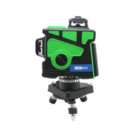 Original Vente chaude Usine 3D tout autour de mur niveau laser 12 lignes 3d auto-nivelant 360 Vert Niveau laser rotatif Mètre