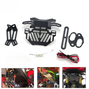 Support de plaque d'immatriculation arrière pliable court modifié pour <span class=keywords><strong>Suzuki</strong></span> GSX250R Spring Breeze 250SR <span class=keywords><strong>Ninja</strong></span> 400 Race <span class=keywords><strong>250</strong></span> - Product Image 3