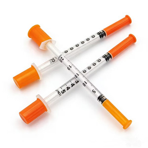 Jeringa Veterinaria para Insulina con <span class=keywords><strong>Aguja</strong></span> <span class=keywords><strong>de</strong></span> Calibre <span class=keywords><strong>30</strong></span> (31G) - Jeringa Médica <span class=keywords><strong>de</strong></span> 1ml, 0.5ml, 0.3ml para Uso en Animales y Mascotas - Product Image 2