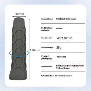 Empuñadura Octogonal Antideslizante de Silicona PU para Raquetas de Tenis, Mayor Comodidad y Estabilidad, Cubierta Protectora de Pegamento para Raqueta Peak - Product Image 2