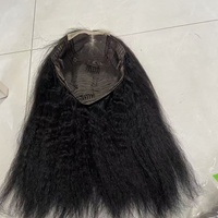 Perruque brésilienne 100 % cheveux humains, lisse Yaki, coupe bob, avec dentelle frontale 4x4 transparente, texture naturelle longue et lâche, qualité Remy
