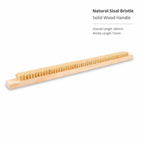 Brosse en fibres de sisal sur mesure avec manche en bois, poils de 12 mm, pour nettoyage de fonderie, fournisseur OEM