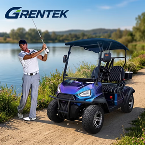 Voitures de golf électriques 48V personnalisables, nouvelle personnalisation pour les routes non publiques, avec une énergie nettoyée et une esthétique vintage classique. - Product Image 3