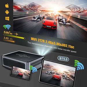 Projecteur Yinzam X1 Pro Full HD Max8K LCD avec Bluetooth et double Wi-Fi et commande vocale IA pour une expérience immersive à domicile - Product Image 6