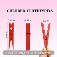 Stocks En Gros Variété Tailles En Bois Chevilles Épingles À Linge En Bois Coloré Mini Pinces À Linge pour Salle De Classe Photo Artisanat DIY Projet