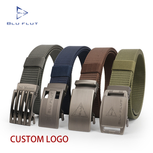 Cinto de Nylon de Alta Qualidade com Fivela de Bloqueio Automático, Cinto de Lona Espesso para Homens, Sem Furos, Ideal para Caminhadas e Esportes ao Ar Livre, Cinto Personalizado - Product Image 3