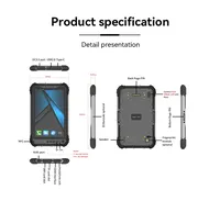 Tablette robuste de qualité industrielle pour la collecte de données sur le terrain de construction d'usine d'entrepôt