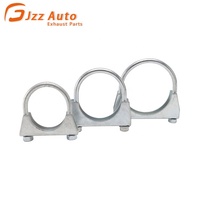 Accessoires automobiles universels – Collier de serrage en U en acier inoxydable 2/2,5/3 pouces pour silencieux d'échappement