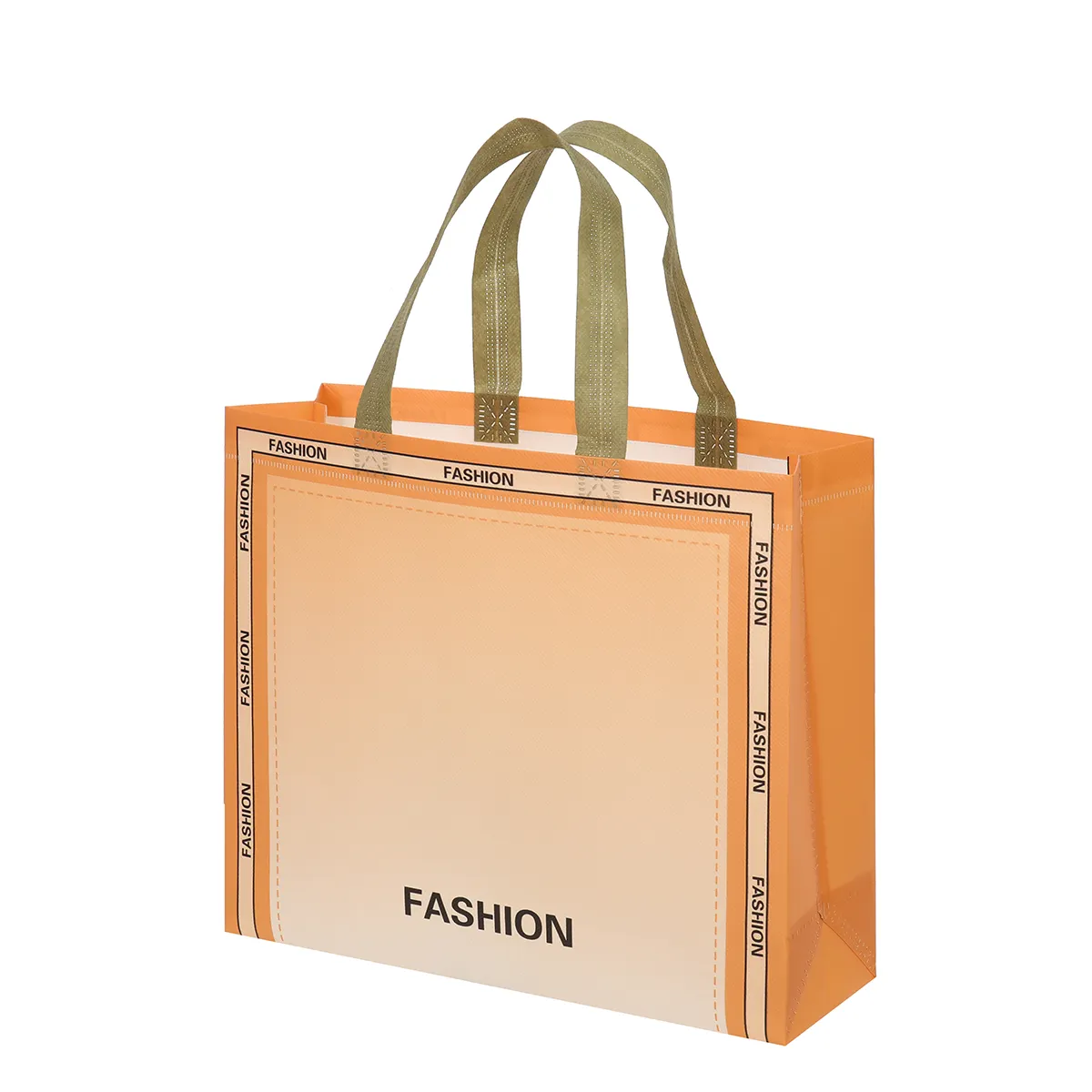 Ruicheng Wholesale Tote Non Woven Bag with Zipper Promotional Tote Shopping Reusable Bag