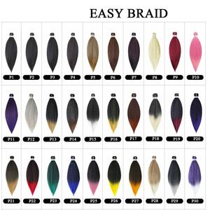 52 pollici Yaki Pre-stirato capelli intrecciati africano moda sintetica ombra <span class=keywords><strong>Extension</strong></span> <span class=keywords><strong>con</strong></span> espressione unica all'uncinetto - Product Image 5