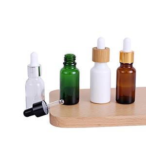 Custom Logo 15ml 30ml <b>50ml</b> Clear Amber Black Frosted Green Glass Dropper <b>Bottle</b> for Skin Care Serum with Screen Printing - Product Image 6