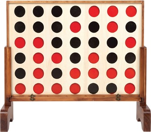 Giocattolo da gioco gigante quattro di fila in legno personalizzato per interni ed esterni per bambini e adulti - Product Image 2