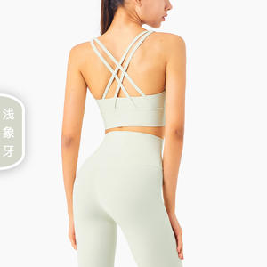 Sujetador deportivo de Yoga Beauty Back para mujer, Top corto acolchado Sexy para Fitness, sujetador para correr absorbente de golpes para gimnasio, Bralette de entrenamiento - Product Image 5