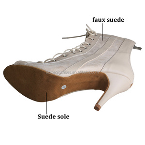 Dernières Chaussures de Danse Jazz pour Femmes, Talons Fins <span class=keywords><strong>Beige</strong></span> de Haute Qualité, Bottes de Danse avec Expédition Rapide, Directement de l'Usine - Product Image 5