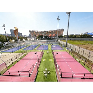 Manufacturer Customized Paddle Tennis Court With PVC Tent Roof The Padel Court Company Standard Padel Court Padel Panoramic - Product Image 1