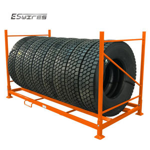 مخصصة الثقيلة واجب تكديس الصلب Q235 مستودع تجاري الإطارات للطي رف التخزين - Product Image 4