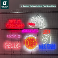Enseigne de salon de coiffure LED avec lumière ouverte/fermée pour la décoration de fenêtre