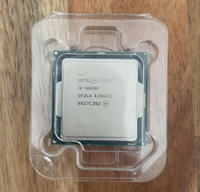 Processeur de bureau Intel Core I5-6600K d'occasion, LGA1151, 4 cœurs, 4 threads, 3,5-3,9 GHz, 6 Mo de cache, CPU overclockable