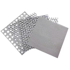 Stainless Steel Perforated <b>Metal</b> Sheet Perforated Mesh for Building Decoration Equipment Guard <b>Shelf</b> Fence - Product Image 1