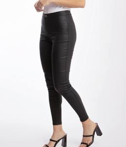 Yinope 2026 – Jean en denim <span class=keywords><strong>noir</strong></span> ciré coupe skinny pour <span class=keywords><strong>femme</strong></span>, en coton de haute qualité, élasticité quadridirectionnelle, style Amérique/Mexique - Product Image 3