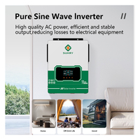Onduleur solaire hybride SUMRY SGE 6.5KW/12KW 220V/230V IP21 Monophasé 60Hz 48VDC MPPT Onde Sinusoïdale Pure avec WiFi Intégré et Fonctionnalité Parallèle