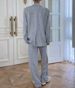 New Fall/Winter Fashion Women's Collared Cardigan Top & Casual Elastic Waist <b>Pants</b> 2-Piece Set Fashion - Product Image 5