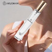 Flacons de parfum vides en verre personnalisés de 10 ml avec pulvérisateur à pompe et boîte sérigraphiée